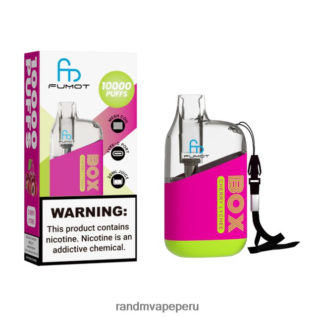 RandM Tornado Lima - Fumot Original RandM Tornado Box Dispositivo vapeador con control de flujo de aire 10000 1 ud. RXFLT893 sandia fresa