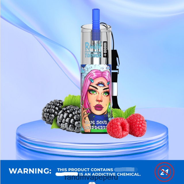 RandM Tornado Perú - RandM Tornado Dispositivo vapeador con control de flujo de aire 10000 plus 1 ud. RXFLT872 menta fresca