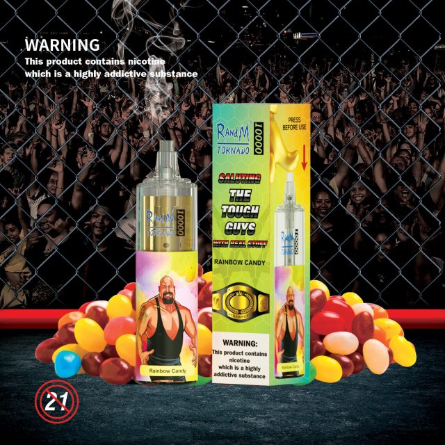 Fumot RandM Vape - RandM Tornado Dispositivo vapeador con control de flujo de aire 10000 1 ud. RXFLT8110 mentol de menta