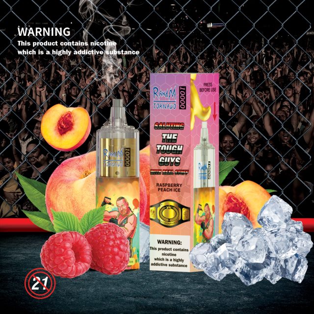 RandM Tornado Lima - RandM Tornado Dispositivo vapeador con control de flujo de aire 10000 1 ud. RXFLT8103 cereza de arándano