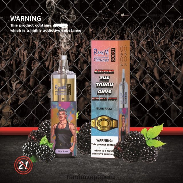 RandM Vape Online - RandM Tornado Dispositivo vapeador con control de flujo de aire 10000 1 ud. RXFLT8105 mezcla de baya