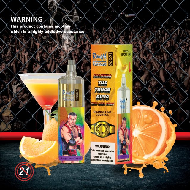 RandM Vape Online - RandM Tornado Dispositivo vapeador con control de flujo de aire 10000 1 ud. RXFLT8105 mezcla de baya