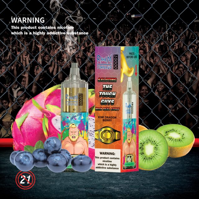 RandM Vape Online - RandM Tornado Dispositivo vapeador con control de flujo de aire 10000 1 ud. RXFLT8105 mezcla de baya