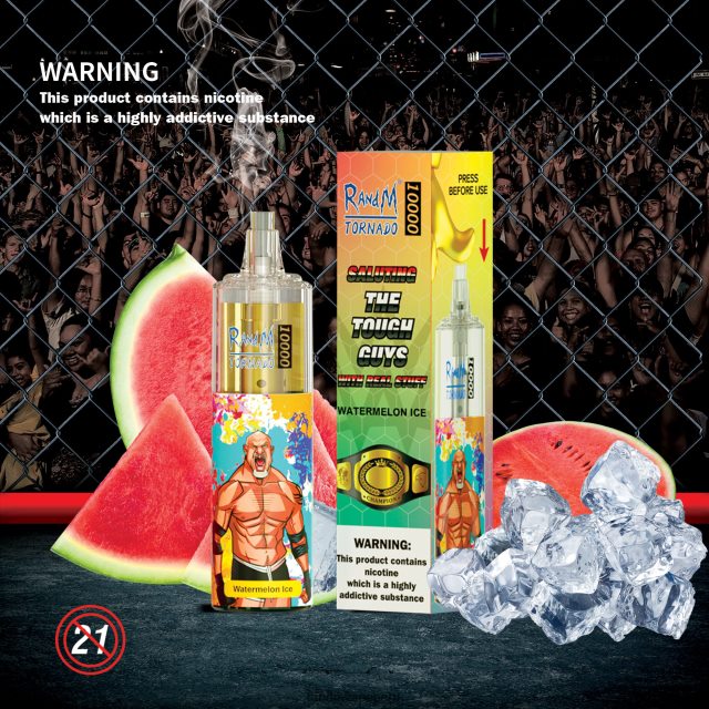RandM Vape Online - RandM Tornado Dispositivo vapeador con control de flujo de aire 10000 1 ud. RXFLT8105 mezcla de baya