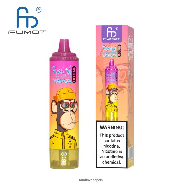 RandM Tornado Online Shop - Fumot RandM Tornado Dispositivo vape 15000 con batería y pantalla ejuice versión 1 RXFLT826 vimto