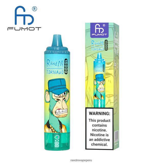 RandM Tornado Online Shop - Fumot RandM Tornado Dispositivo vape 15000 con batería y pantalla ejuice versión 1 RXFLT826 vimto