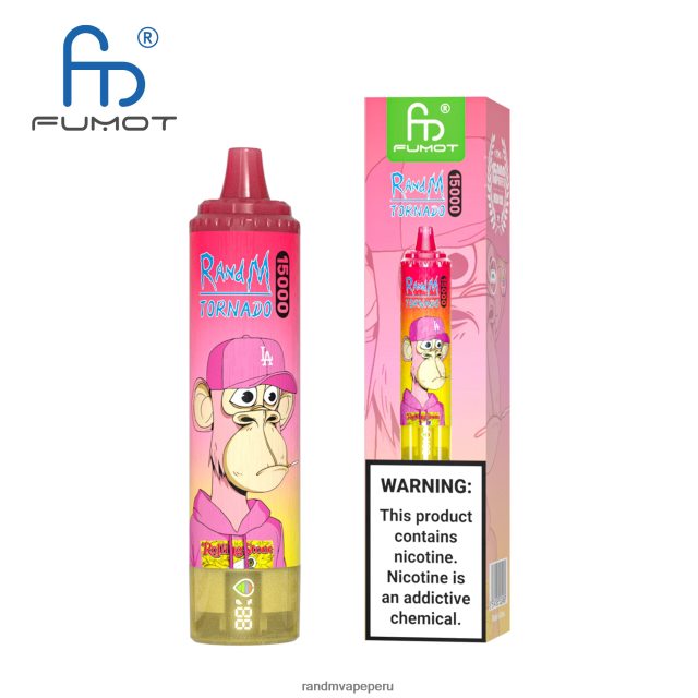RandM Tornado Online Shop - Fumot RandM Tornado Dispositivo vape 15000 con batería y pantalla ejuice versión 1 RXFLT826 vimto