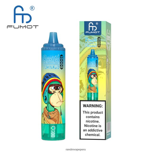 RandM Tornado Online Shop - Fumot RandM Tornado Dispositivo vape 15000 con batería y pantalla ejuice versión 1 RXFLT826 vimto