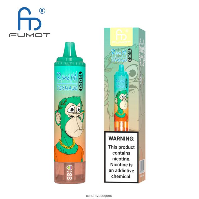 RandM Tornado Online Shop - Fumot RandM Tornado Dispositivo vape 15000 con batería y pantalla ejuice versión 1 RXFLT826 vimto
