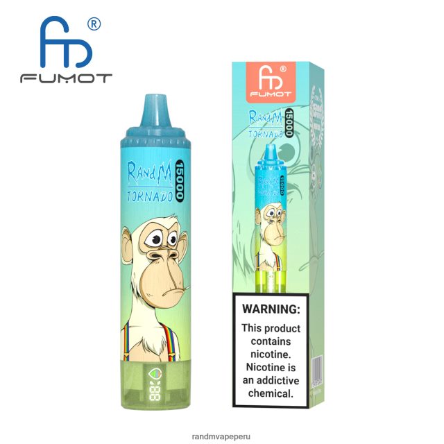 RandM Tornado Online Shop - Fumot RandM Tornado Dispositivo vape 15000 con batería y pantalla ejuice versión 1 RXFLT826 vimto