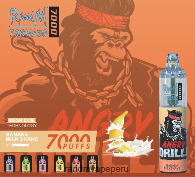 Fumot RandM Vape - RandM Tornado Dispositivo vapeador con control de flujo de aire 7000 1 ud. RXFLT8170 mango en hielo