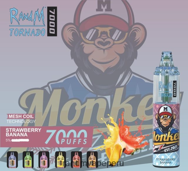 Fumot RandM Vape - RandM Tornado Dispositivo vapeador con control de flujo de aire 7000 1 ud. RXFLT8170 mango en hielo