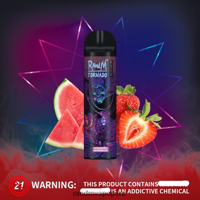 Fumot RandM Vape - RandM Tornado Dispositivo vapeador con control de flujo de aire 8000 1 ud. RXFLT8240 manzana acida