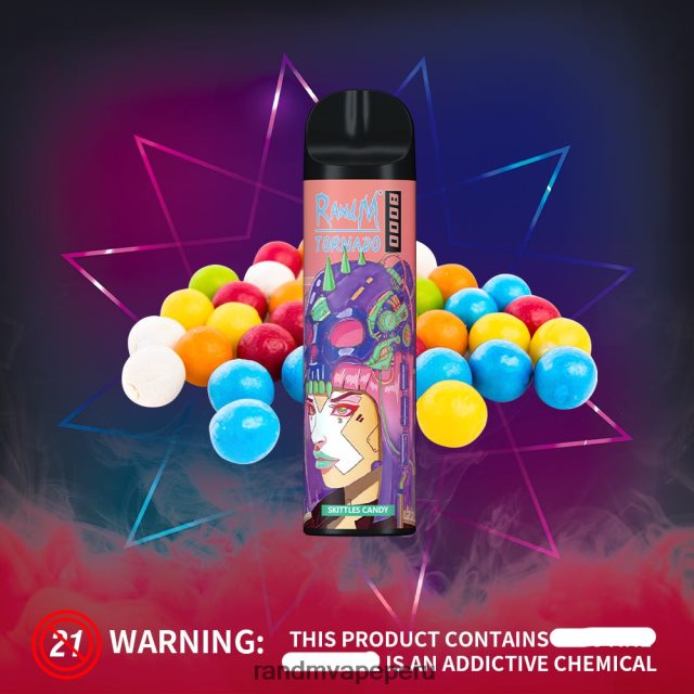 Fumot RandM Vape - RandM Tornado Dispositivo vapeador con control de flujo de aire 8000 1 ud. RXFLT8240 manzana acida