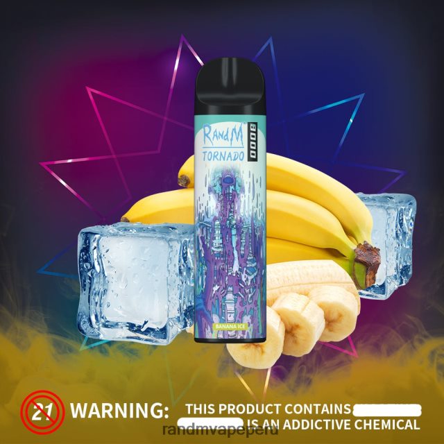 Fumot RandM Vape - RandM Tornado Dispositivo vapeador con control de flujo de aire 8000 1 ud. RXFLT8240 manzana acida