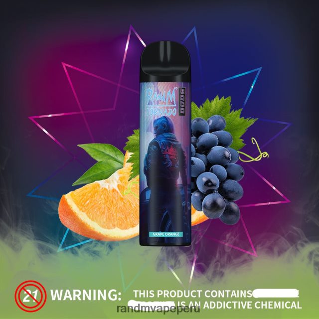RandM Shop Vape - RandM Tornado Dispositivo vapeador con control de flujo de aire 8000 1 ud. RXFLT8244 hielo de melón