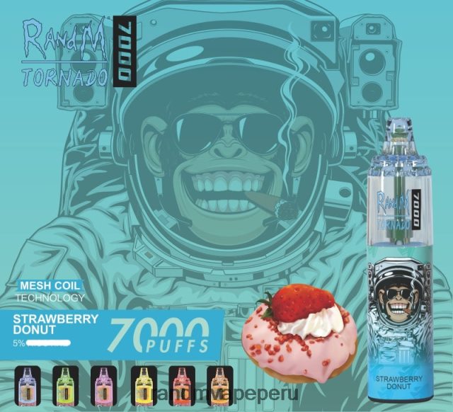 RandM Tornado Lima - RandM Tornado Dispositivo vapeador con control de flujo de aire 7000 1 ud. RXFLT8173 hielo de uva