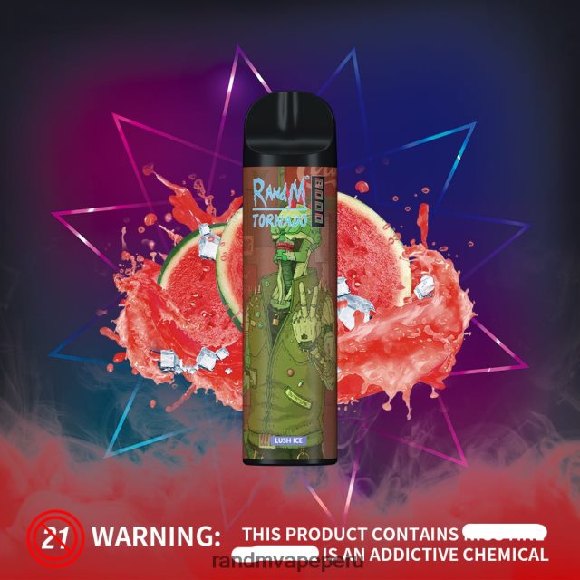RandM Tornado Lima - RandM Tornado Dispositivo vapeador con control de flujo de aire 8000 1 ud. RXFLT8253 lichi cereza
