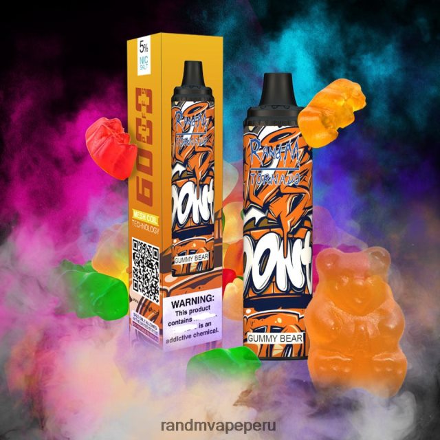 RandM Tornado Perú - RandM Tornado Dispositivo vape pod con control de flujo de aire 6000 1 pieza RXFLT8292 sandia fresa